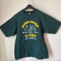 MORMANBROS/サーフTシャツ/カリフォルニアグラフィックT 緑/メンズL