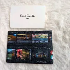 【美品】Paul Smith パスケース カードケース 車 ブラック レザー