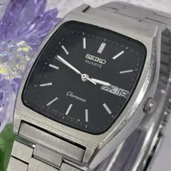 稼働 SEIKO SPIRIT 7N48-5000 スクエア 黒文字盤 S486 - メルカリ