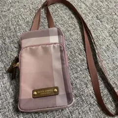 未使用に近い　ブルーレーベルクレストブリッジ　スマホショルダー