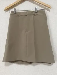 【美品】アパートバイローリーズ　ダブルクロスミニスカート　ベージュ　Sサイズ