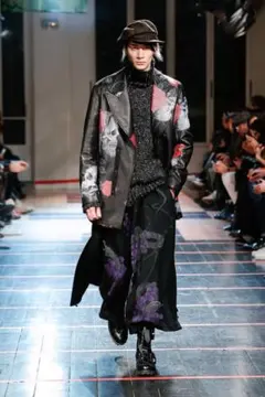 ヨウジヤマモトオム 14AW ワイドパンツ ブルドッグパンサー 