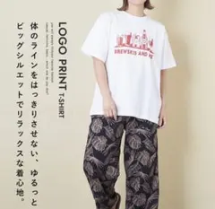 新品　キューブシュガー　21/-OE天竺 汗染み防止 ロゴ プリント Tシャツのサムネイル