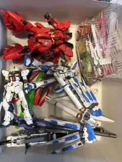 RG サザビー νガンダム HI-ν＋メガランチャー2種　素組みジャンクセット RG サザビー νガンダム HI-ν＋メガランチャー2種 素組みジャンクセット