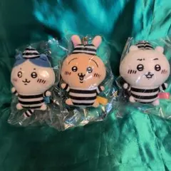新品 ちいかわプチミニマスコット囚人 ちいかわ ハチワレ うさぎセット