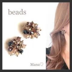 9beads ハンドメイドピアス イヤリング 2点目半額