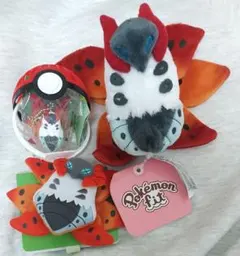 ポケモン ウルガモス fit ぬいぐるみ バッジ むしのさざめき ガチャ まとめ