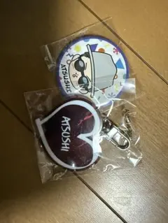 EXILE ATSUSHI ガチャセット 缶バッジ キーホルダー