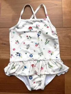 値下げ中　女の子水着　プリンセス柄　ワンピース水着　90cm