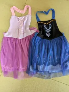 ディズニープリンセス風エプロン2点セット