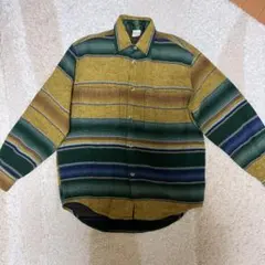 ストライプ ネルシャツ 長袖