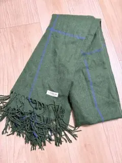 LEPSIM グリーン ストライプ マフラー