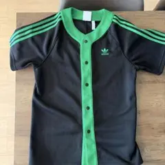 adidas Originals 半袖シャツ ブラック グリーンのサムネイル