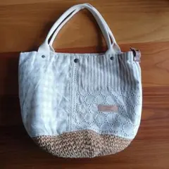 ストライプデザイン トートバッグ