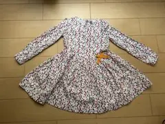 PETIT BATEAU(プチバトー) 花柄長袖ワンピース