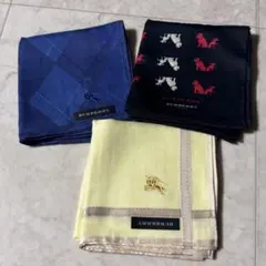 BURBERRY ハンカチ 2枚セット ドッグ柄 ノバチェック - メルカリ