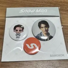 SnowManポップアップ　向井康二　缶バッチセット