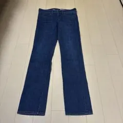 ②UNIQLO ヒートテック　スリムフィットストレートジーンズ？ブルー　66㎝