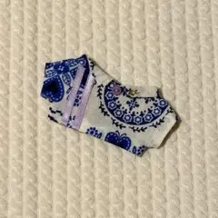 10cm　てちぬい　忍たま　ぬい服　バブーシュカ（ブルー系段染め） 10cm てちぬい 忍たま ぬい服 バブーシュカ（ブルー系段染め） - メルカリ