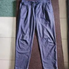 THE SHOP TK 夏用ネイビー系イージーパンツ