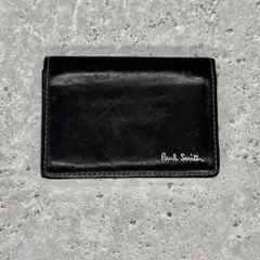 Paul Smith ポールスミス カードケース 名刺入れ レザー ブラック 黒のサムネイル