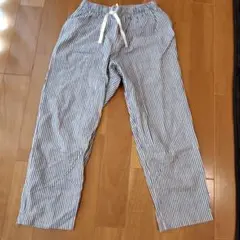 ★最終値下げ★ネストローブ　コンフェクトリネンコットンイージーパンツストライプ