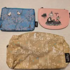 ムーミン ポーチ 3点セット marble SUD