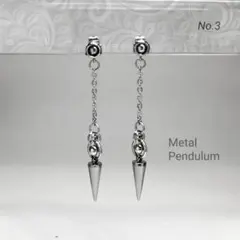 スパイクピアス チェーンピアス ステンレス 韓国 メンズ レディース No.Ⅲ