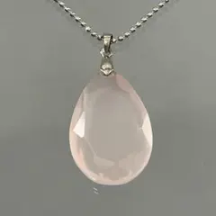 TPY0126⭐️ローズクォーツペンダントトップ⭐️天然石　恋愛運パワーストーン