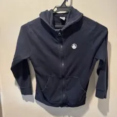 プチバトー　ネイビー パーカー　116