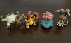 【レトロ・当時物】ポケモン　ボールチェーンキーホルダー　リザードン　フシギバナ他
