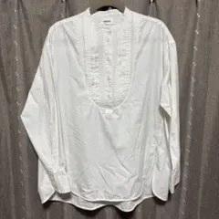 y061801 マチャット　ブラウス　シャツ　ホワイト　ロゴのサムネイル
