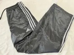 adidas アディダス　ジャージ　ロングパンツ　裏起毛　メンズM スリーライン