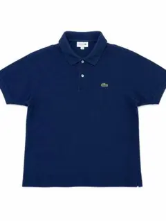 LACOSTE ラコステ ポロシャツ L1212AL ネイビー サイズ5 日本製