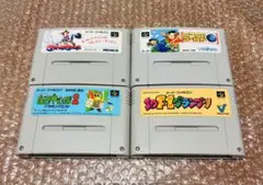 【SFCソフト4本セット・任天堂・ファミコン】qdam