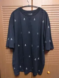 ミナペルホネン トロール柄刺繍 半袖シャツ 黒 - メルカリ
