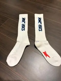 【未使用】asics ハイソックス 22-24cm