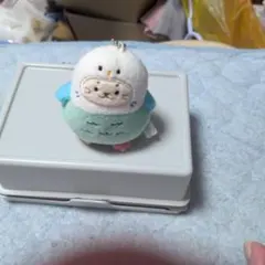 しろたん ピーピーキーホルダー セキセイインコ
