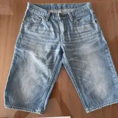 古着Levi's デニム ショートパンツ ライトブルー
