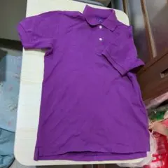 ユニクロ　Sサイズ 紫 半袖ポロシャツ　パープル