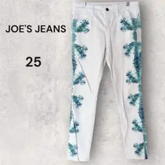 JOE'S JEANS ジョーズジーンズ パームツリー 総柄 デニム 25のサムネイル