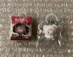 ガチャ　ふわふわスノー　パッケージミニチュアコレクション　マイメロ　サンリオ