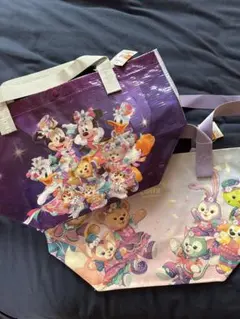 ダフフレ、香港ディズニー20周年デザイン　ショッパーセット　　ミッキー