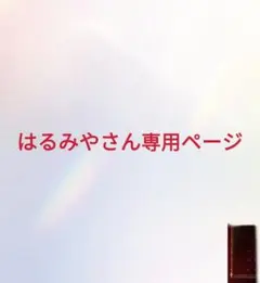 はるみやさん専用ページ