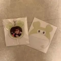 【新品未使用】TWICE D賞 ジョンヨン うちわチャーム 缶バッジケース