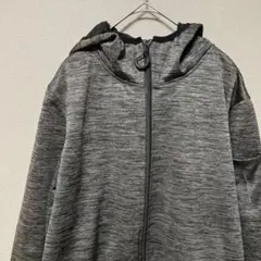 イーブンリバー　裏起毛フルジップジャケット(表記3L XL相当)グレー　防風