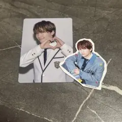 なにわ男子 HARD WORK ファミクラ トレカ フレークシール 藤原丈一郎