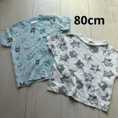 futafuta Sanrio Characters Tシャツ 2枚80cmのサムネイル