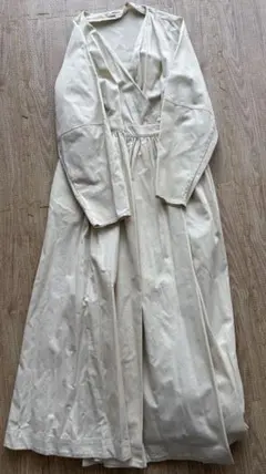 MOUSSY カシュクールワンピース　2 アイボリー