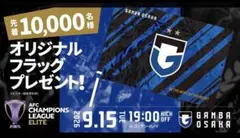 ガンバ大阪 ACLE オリジナルフラッグ